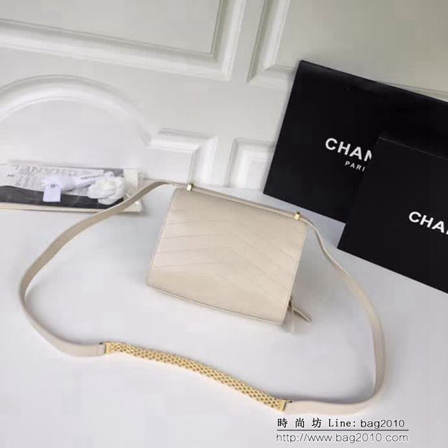 香奈兒CHANEL新品Chanel2018最新火爆款 復古設計小牛皮單肩斜跨包 DSC1116